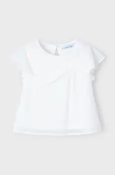 Mayoral bluza copii culoarea alb, neted, 3182 imagine