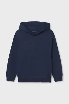 Mayoral bluza copii culoarea albastru marin, cu gluga, cu imprimeu, 6481 imagine