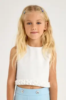 Mayoral bluza copii culoarea bej, cu imprimeu, 3022 imagine