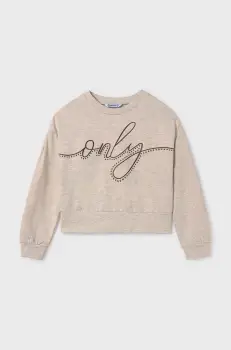 Mayoral bluza copii culoarea bej, cu imprimeu, 7467 imagine