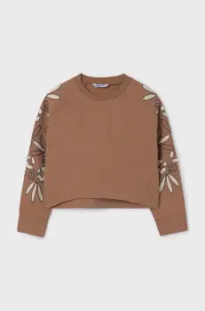 Mayoral bluza copii culoarea bej, cu imprimeu, 7471 imagine