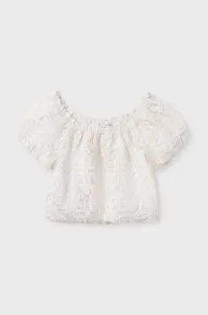 Mayoral bluza copii culoarea bej, neted, 6151 imagine