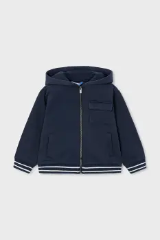 Mayoral bluza copii culoarea bleumarin, cu gluga, uni, 4427 imagine