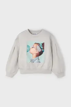 Mayoral bluza copii culoarea gri, cu imprimeu, 3401 imagine