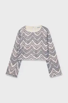 Mayoral bluza copii culoarea gri, cu imprimeu, 7031 imagine