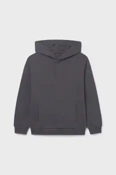 Mayoral bluza copii culoarea negru, cu gluga, uni, 7407 imagine