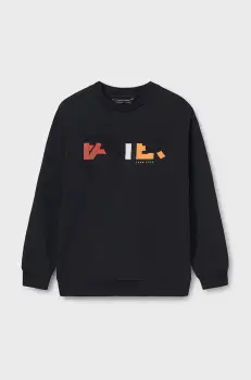 Mayoral bluza copii culoarea negru, cu imprimeu, 6483 imagine