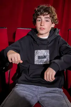 Mayoral bluza copii culoarea negru, cu imprimeu, 7403 imagine