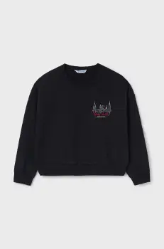 Mayoral bluza copii culoarea negru, cu imprimeu, 7470 imagine