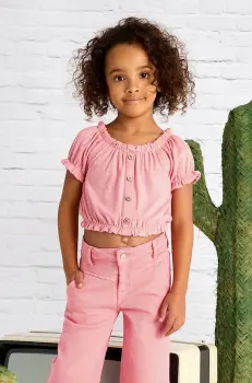 Mayoral bluza copii culoarea roz, neted, 3008 imagine