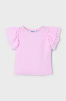 Mayoral bluza copii culoarea roz, neted, 3013 imagine