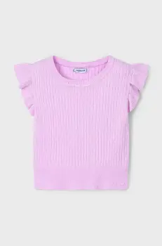 Mayoral bluza copii culoarea roz, neted, 3024 imagine