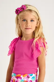 Mayoral bluza copii culoarea roz, neted, 3024 imagine