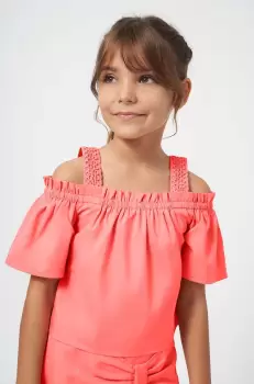 Mayoral bluza copii culoarea roz, neted imagine