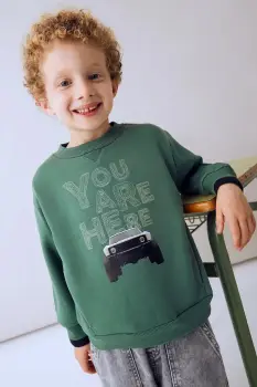 Mayoral bluza copii culoarea verde, cu imprimeu, 4404 imagine