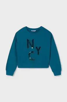 Mayoral bluza copii culoarea verde, cu imprimeu, 7472 imagine