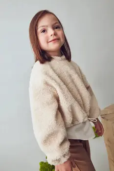 Mayoral bluza culoarea bej, 4431 imagine