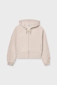 Mayoral bluza culoarea bej, cu gluga, 7439 imagine