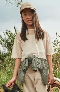 Mayoral bluza culoarea bej, neted, 6149 imagine