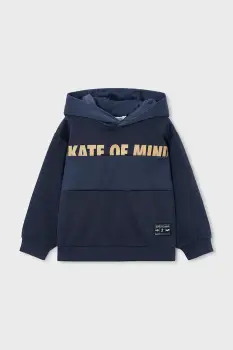 Mayoral bluza culoarea bleumarin, cu gluga, 4409 imagine