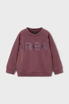 Mayoral bluza culoarea bordo, cu imprimeu, 4406 imagine