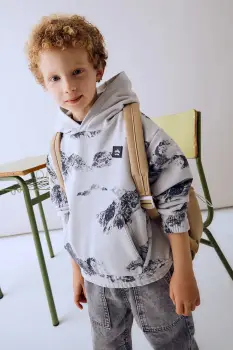 Mayoral bluza culoarea gri, cu gluga, 4403 imagine