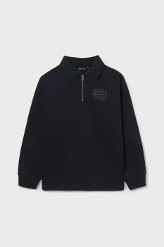 Mayoral bluza culoarea negru, cu imprimeu, 7408 imagine