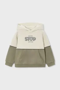 Mayoral bluza culoarea verde, cu gluga, 4410 imagine