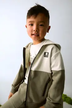 Mayoral bluza culoarea verde, cu gluga, 4426 imagine