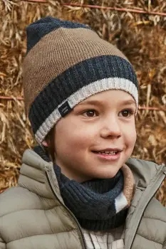 Mayoral caciula si fular copii culoarea gri, 10069 imagine