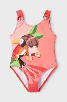 Mayoral costum de baie dintr-o bucata pentru copii culoarea portocaliu, 3718 imagine