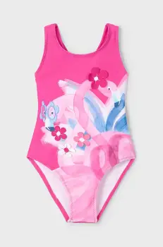Mayoral costum de baie dintr-o bucata pentru copii culoarea roz, 3717 imagine