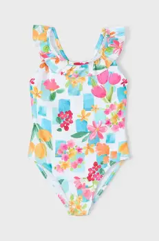 Mayoral costum de baie dintr-o bucata pentru copii culoarea turcoaz, 3719 imagine