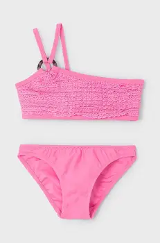 Mayoral costum de baie pentru copii din doua piese culoarea roz, 3716 imagine