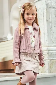 Mayoral fusta-pantaloni pentru copii culoarea roz, mini, drept, 4908 imagine