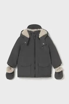 Mayoral geaca bebe culoarea gri, 2421 imagine