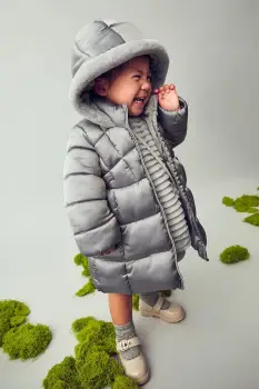 Mayoral geaca bebe culoarea gri, 2436 imagine