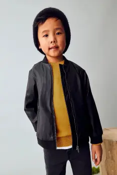 Mayoral geaca bomber culoarea negru, 4413 imagine