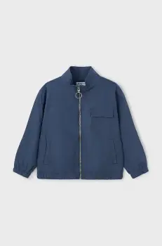 Mayoral geaca bomber pentru copii culoarea albastru marin, 3422 imagine