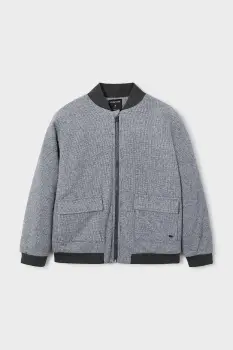 Mayoral geaca bomber pentru copii culoarea gri, 4415 imagine