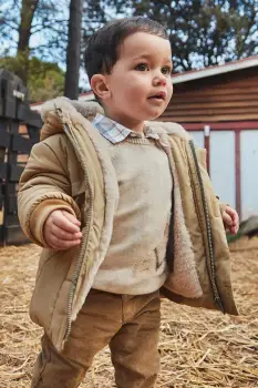 Mayoral geaca copii culoarea bej, 2424 imagine