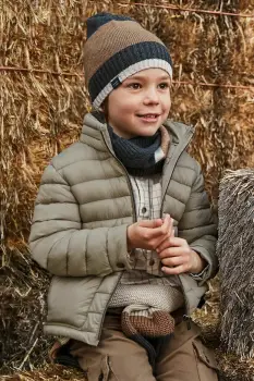 Mayoral geaca copii culoarea bej, 4418 imagine