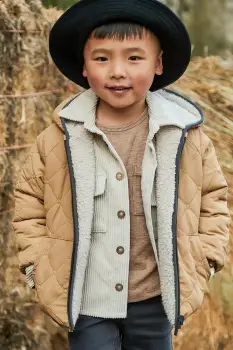 Mayoral geaca copii culoarea bej, 4421 imagine