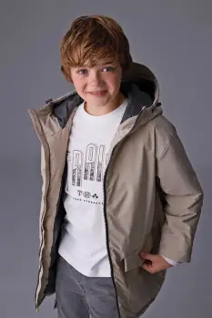 Mayoral geaca copii culoarea bej, 7415 imagine