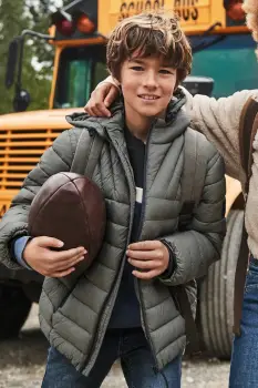 Mayoral geaca copii culoarea verde, 7412 imagine