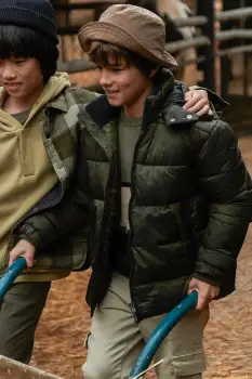 Mayoral geaca copii culoarea verde, 7416 imagine