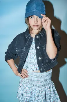 Mayoral geaca de blugi pentru copii culoarea negru, 6405 imagine