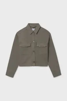 Mayoral geaca de blugi pentru copii culoarea verde, 7198 imagine