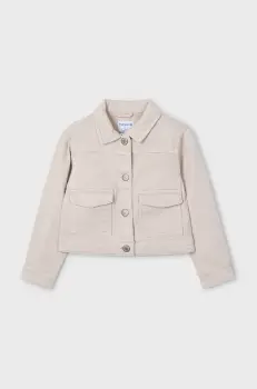 Mayoral geaca de bumbac pentru copii culoarea bej, 3407 imagine