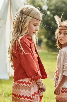 Mayoral geaca de bumbac pentru copii culoarea portocaliu, 3407 imagine